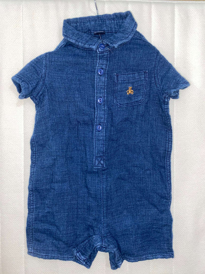 GAP Blue Denim(like) - soft onesie, Kids 18 Month (12-18M)