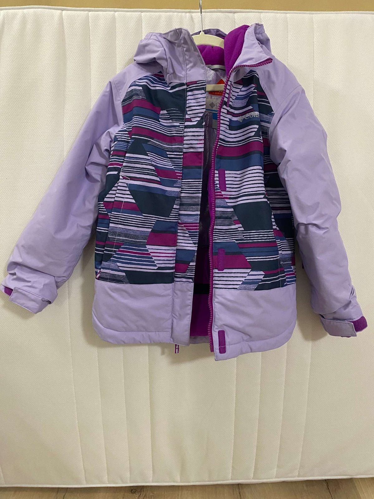 COLUMBIA Girls Purple Winter Coat, Kids 6/6X