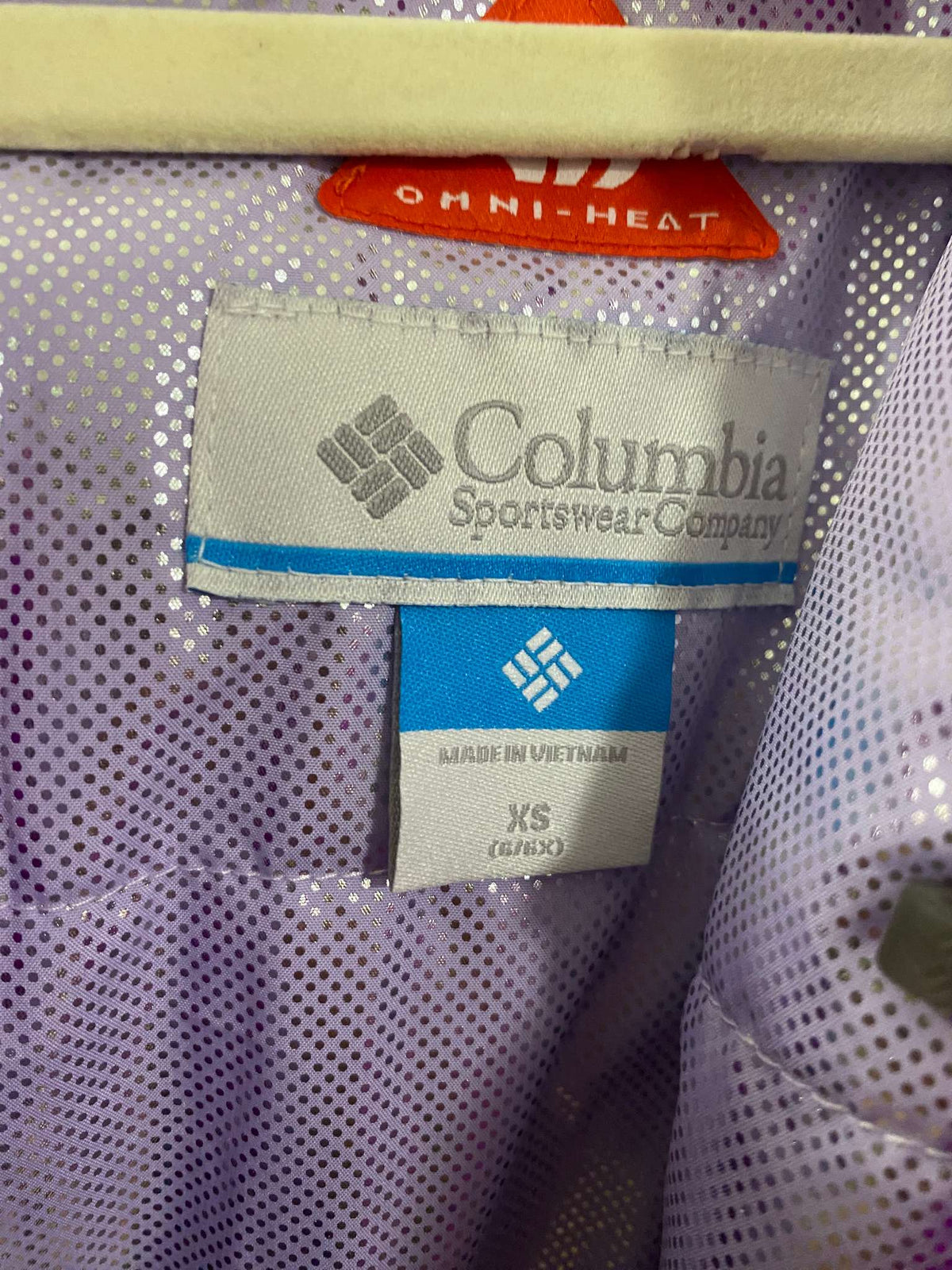 COLUMBIA Girls Purple Winter Coat, Kids 6/6X
