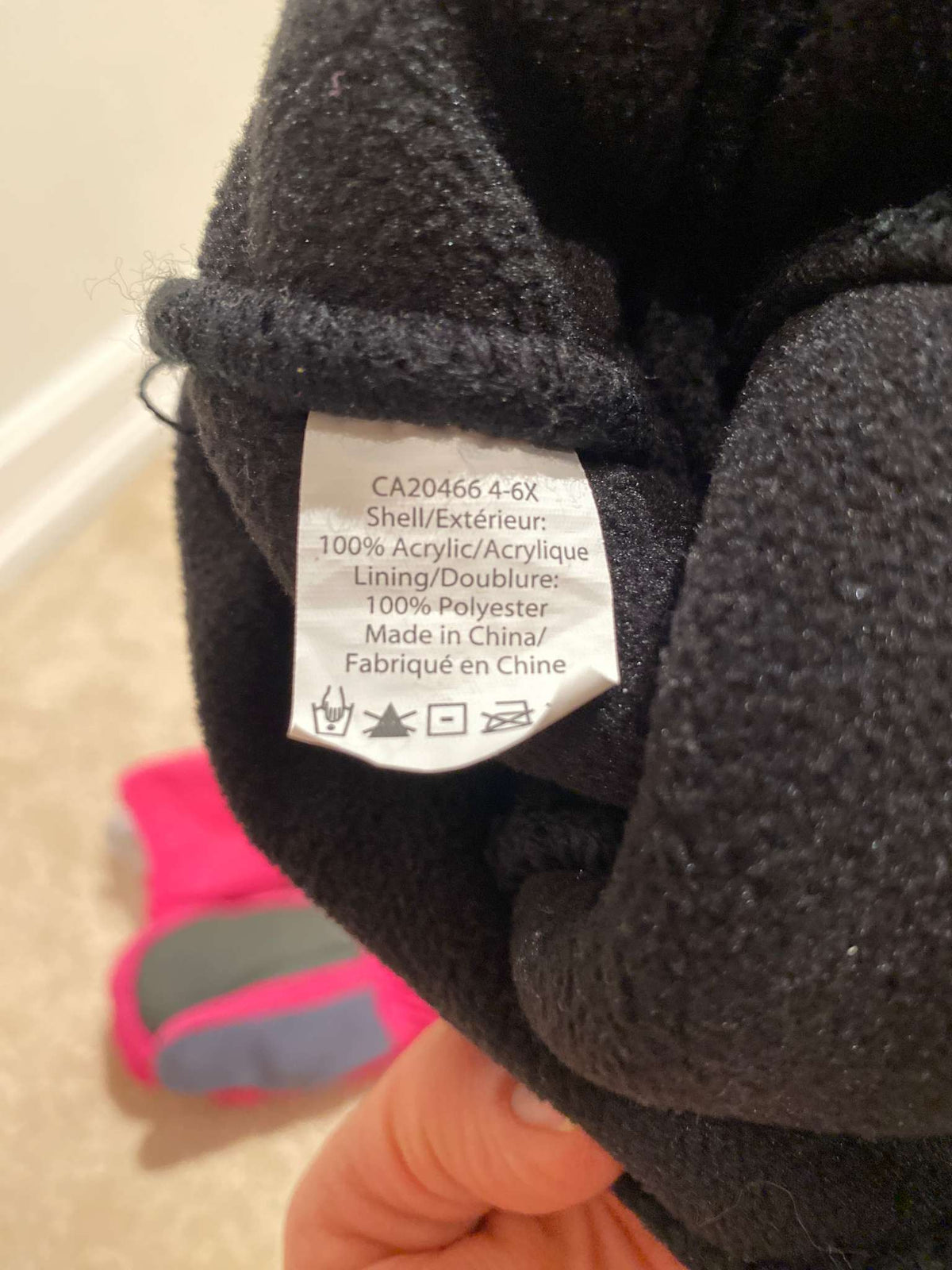 HEAD brand pink mittens + cute cat beanie / tuque, Kids 2T