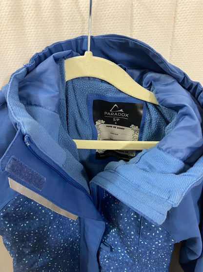 Paradox Jacket: Girls Blue with dots. , Kids 6/6X
