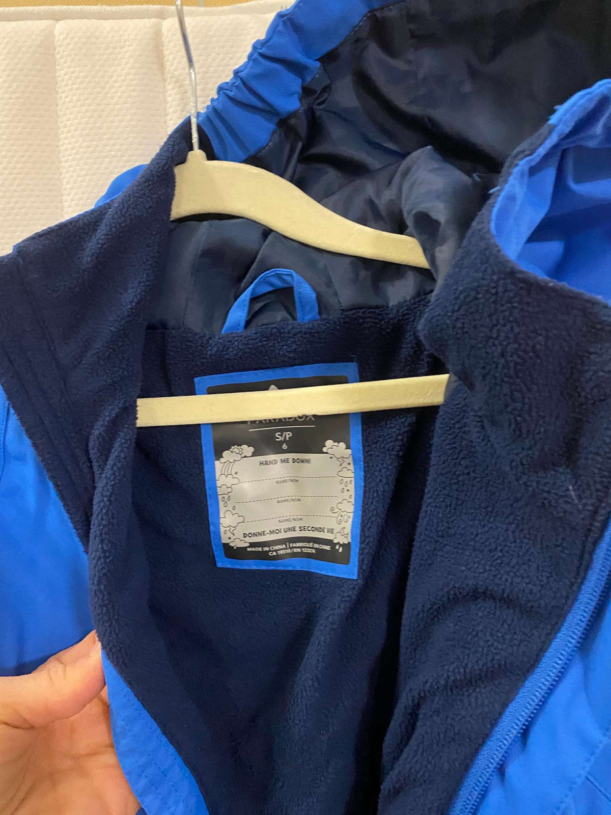 Paradox BLUE Boys Jacket. , Kids 6/6X