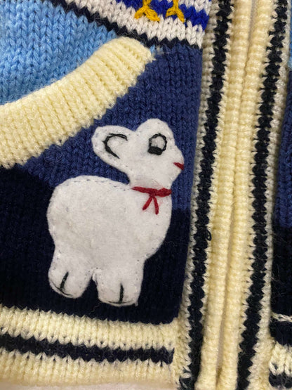 Local made: Cute Farm Sweater for little one, Kids 4/4T