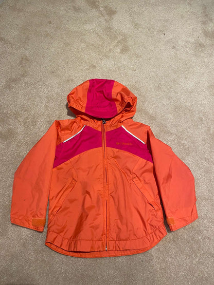 Columbia Kids Orange Windbreaker Jacket, Kids 3T