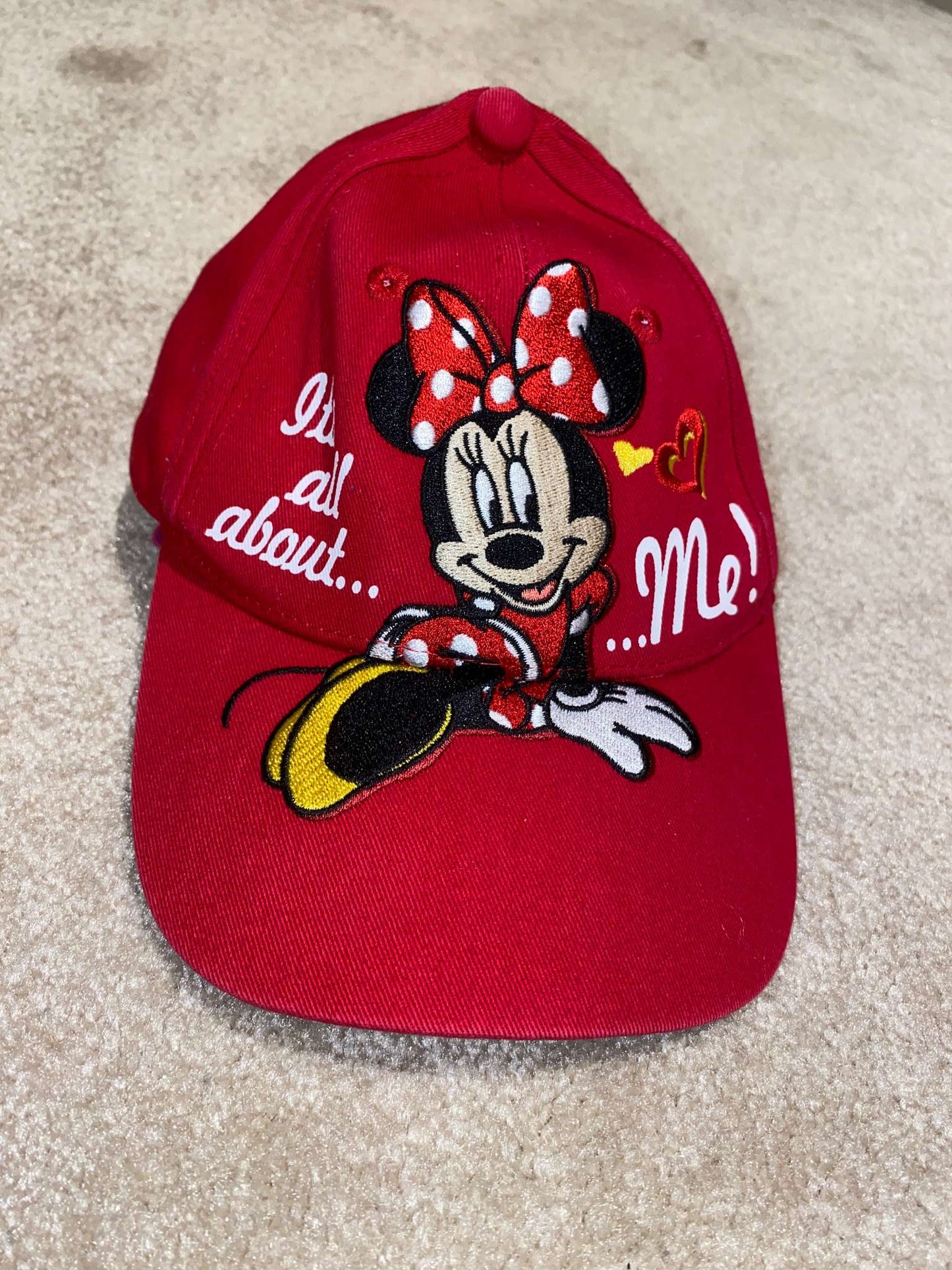 MINNIE MOUSE red ball cap