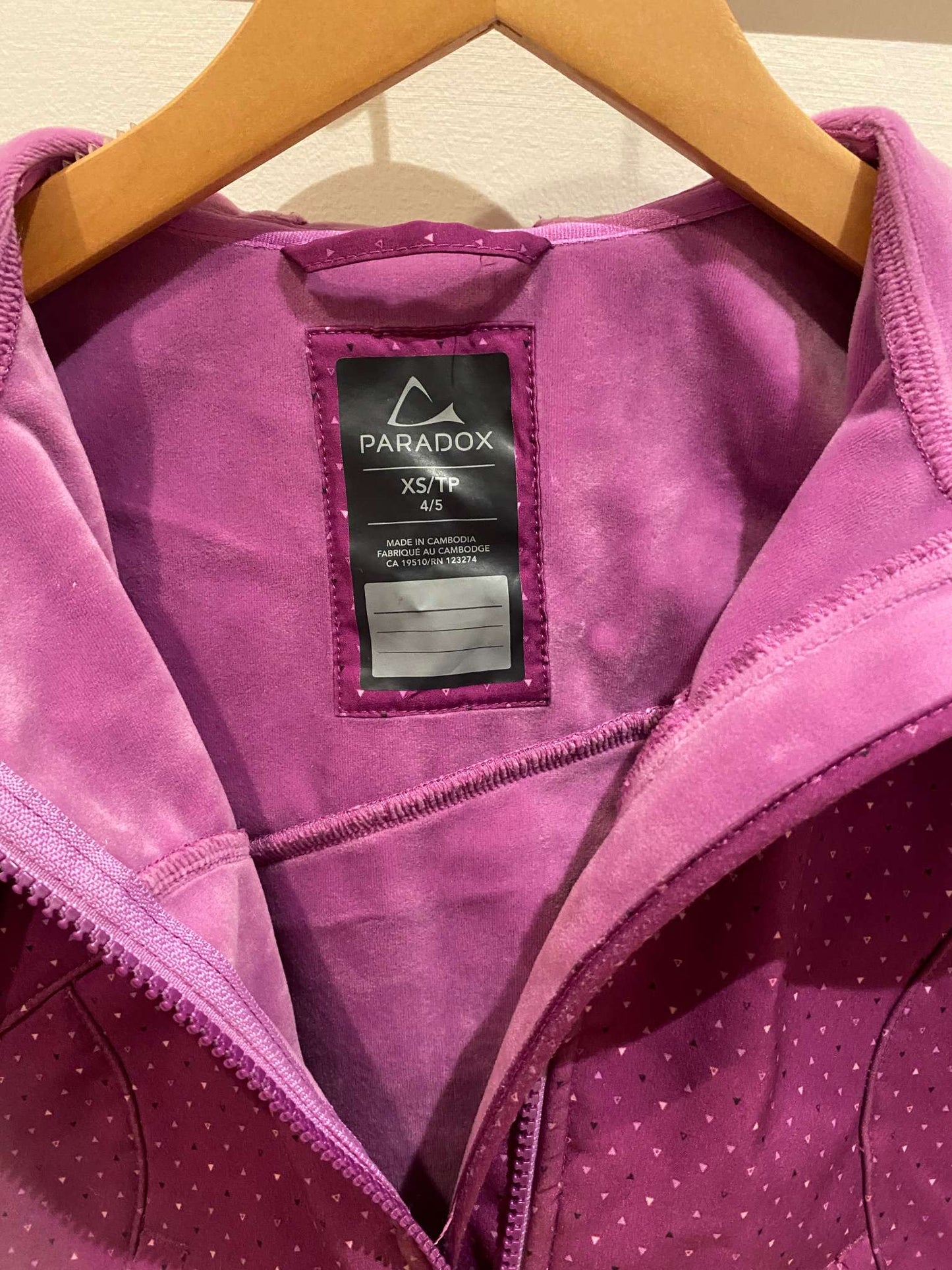Paradox - Faux fur lined jacket (soft interior) - Purple pink toned, Kids 4/4T
