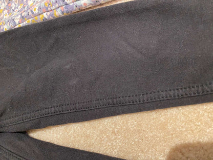 H&M girls pants (x2): Flowers and Black, Kids 4/4T