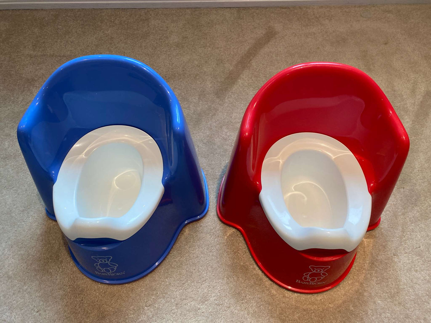 BabyBjorn Potty Chair: Red and White