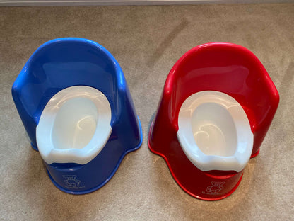 BabyBjorn Potty Chair: Red and White
