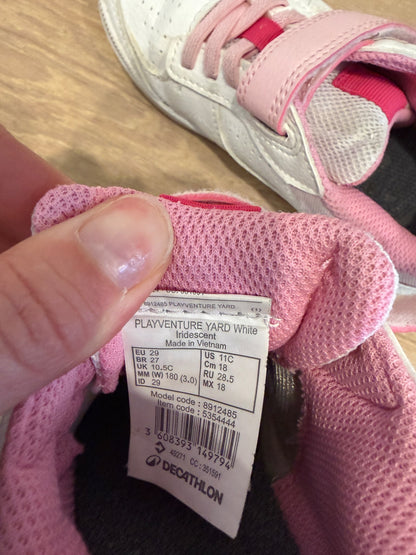 Decathalon Kids Velcro Shoes, Size 11C, Shoes 11 (Toddler:2-4yr)