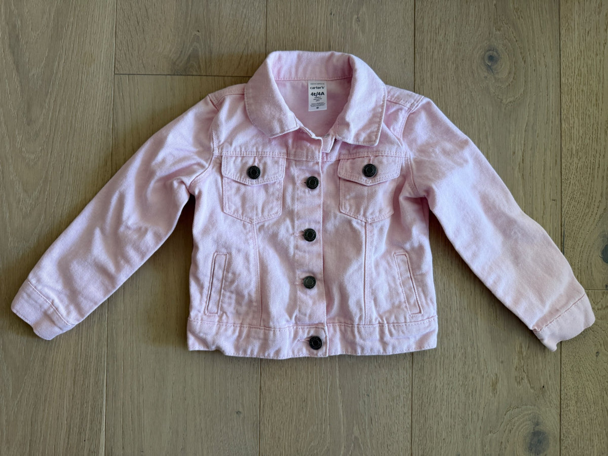 Carters Pink Denim Jacket, 4T, Kids 4/4T