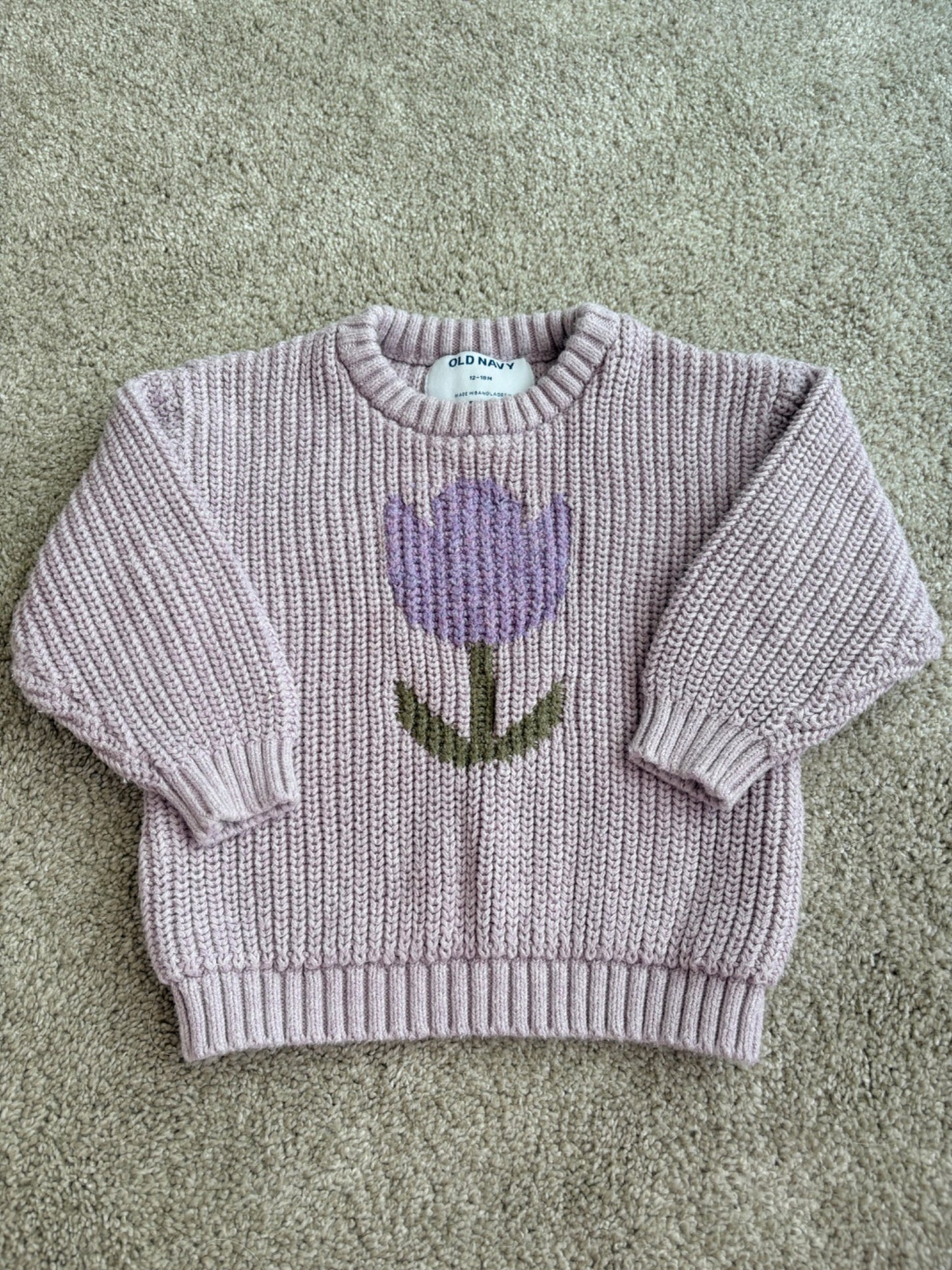 Old Navy Floral Sweater (18 month) , Kids 18 Month (12-18M)