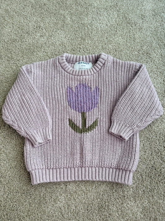Old Navy Floral Sweater (18 month) , Kids 18 Month (12-18M)