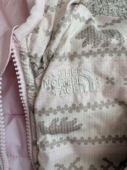 North Face Reversible Pink Puffy Jacket (12 month), Kids 12 Month (9-12M)