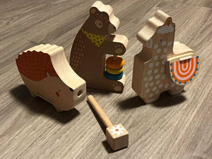Musical Wooden Animals