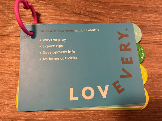 Lovevery “The Realist” Easy to Follow Tips Guide (19-21M)
