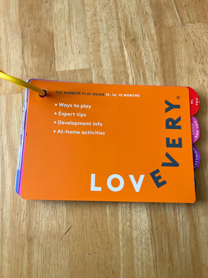 “The Babbler” Lovevery Playkit (13, 14, 15M)