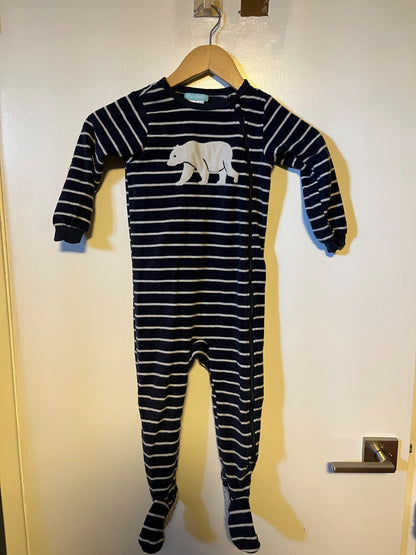 Fleece Polar Bear PJ Set (2), Kids 3T