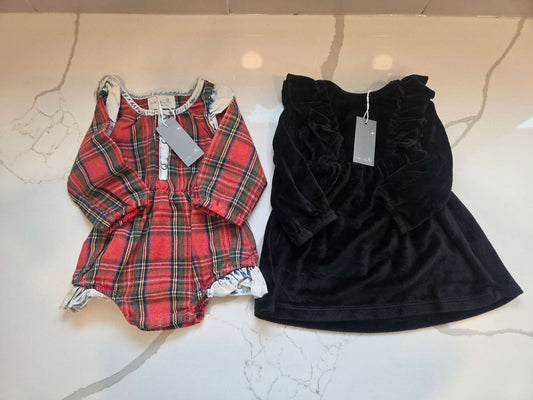 Miki Miette 6m Holiday Bundle, Kids 6 Month (3-6M)