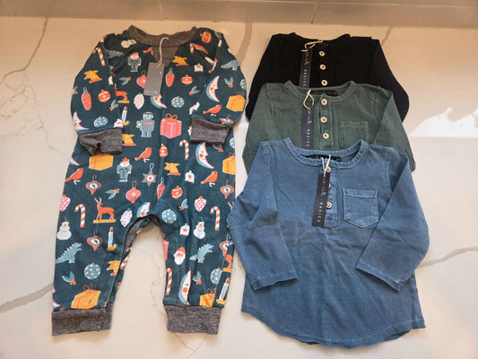 Miki Miette 6m Holiday Bundle, Kids 6 Month (3-6M)