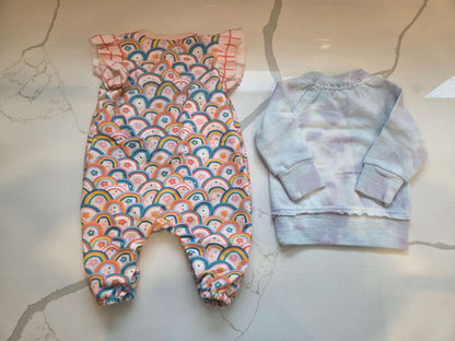 Miki Miette 3m Jumpsuit & Sweater , Kids 3 Month (0-3M)