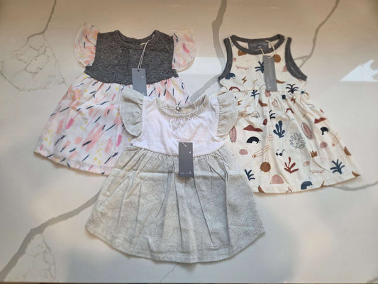 Miki Miette 3m Dress Bundle , Kids 3 Month (0-3M)