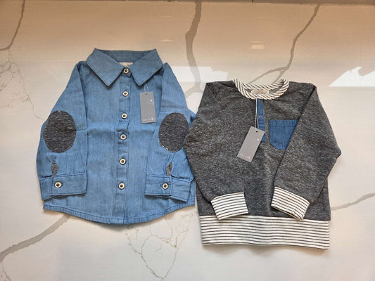 Miki Miette 12m Shirt Bundle, Kids 12 Month (9-12M)