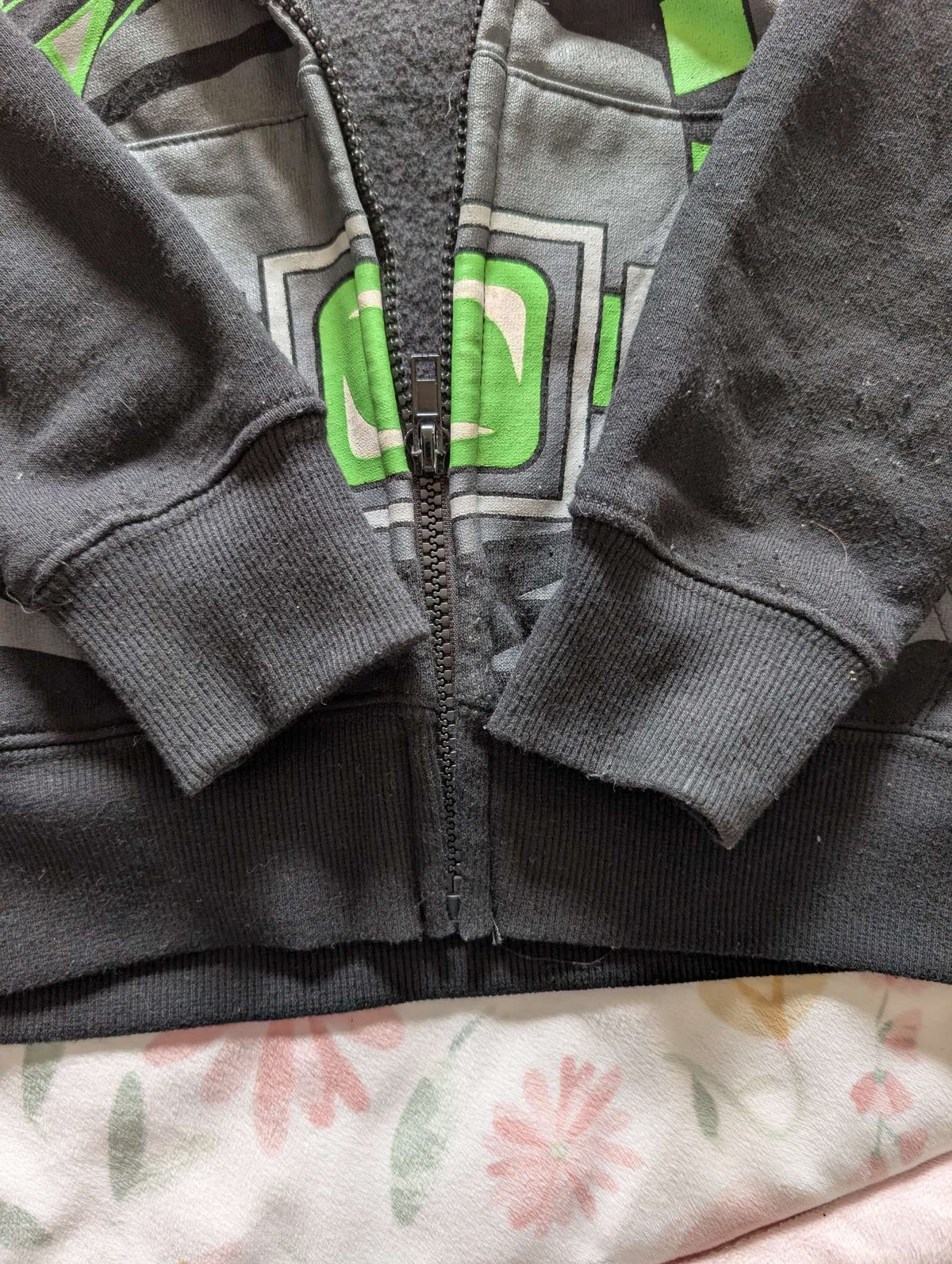 Ninja full zippered hoodie , Kids 7