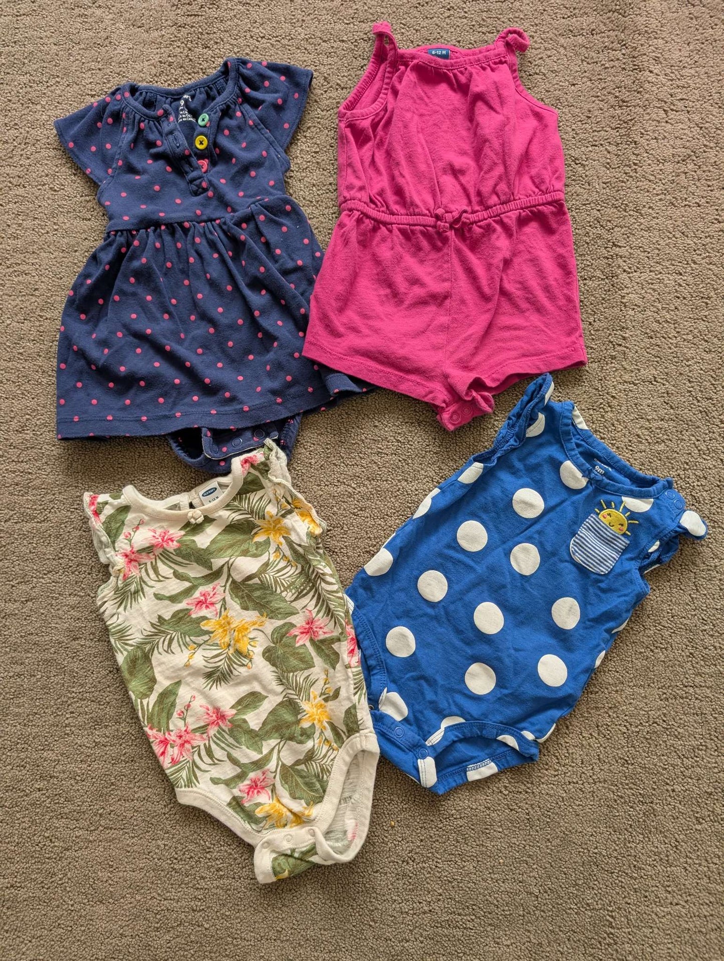 6-9 month girls summer clothes bundle, Kids 9 Month (6-9M)
