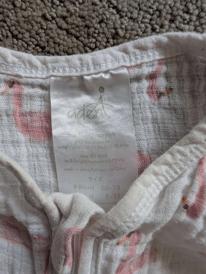 Aden and Anais 6-12 month girls summer sleep sack, 6-12 Months (Medium)