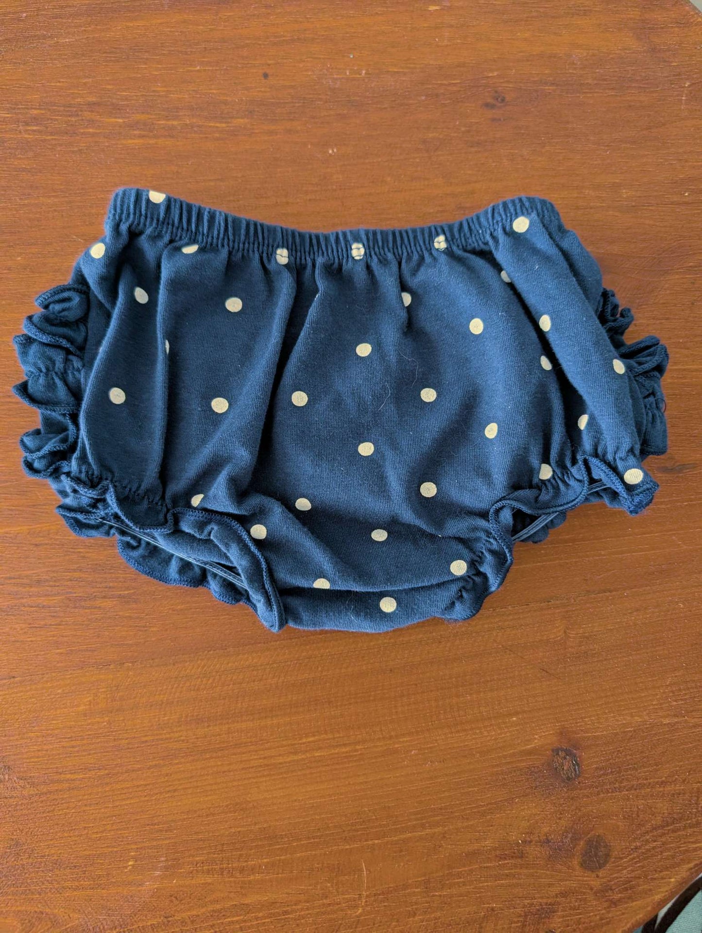 3-6 month Ruffle Buns diaper cover