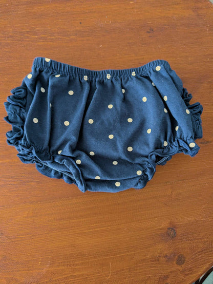 3-6 month Ruffle Buns diaper cover