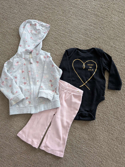 6-12 month Baby girl outfit, Kids 12 Month (9-12M)