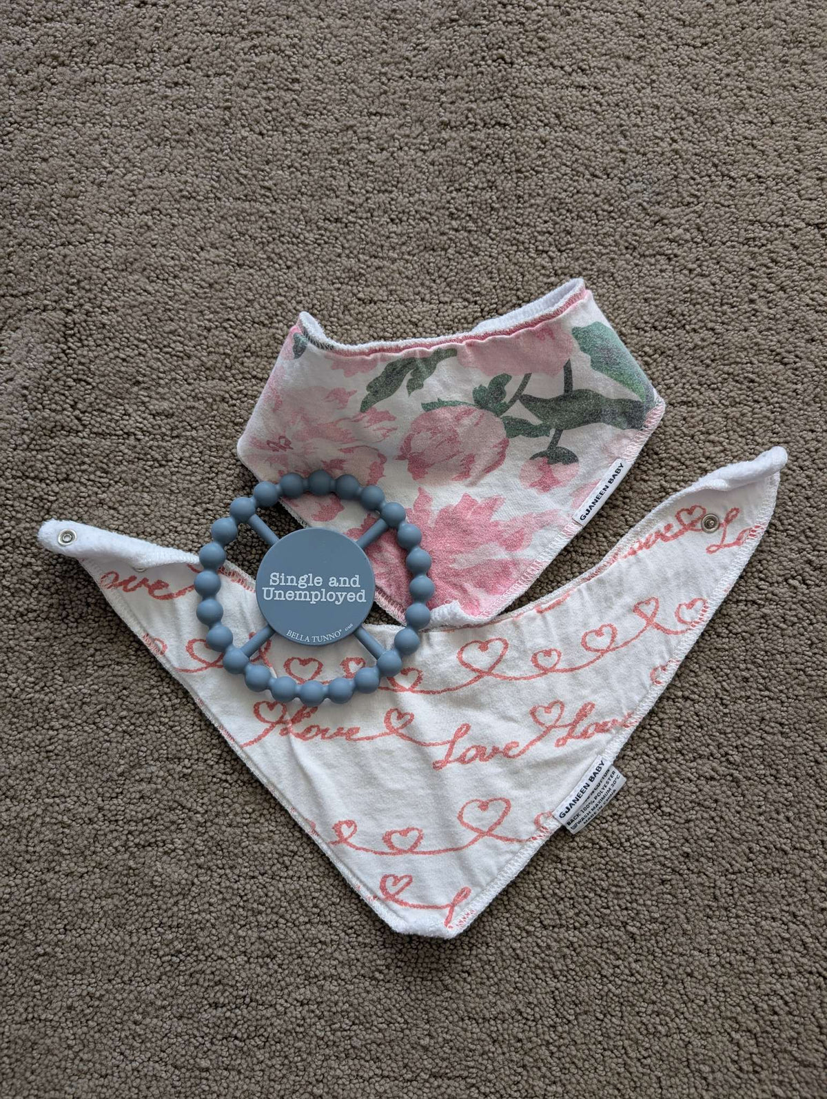 bibs with teether