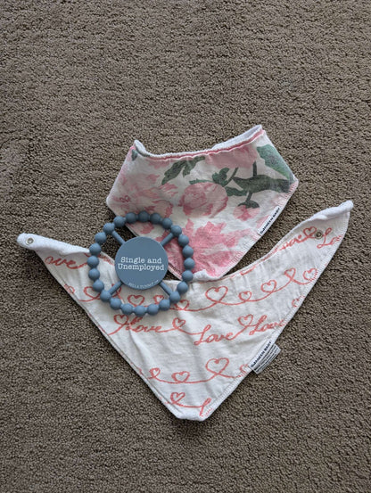 bibs with teether