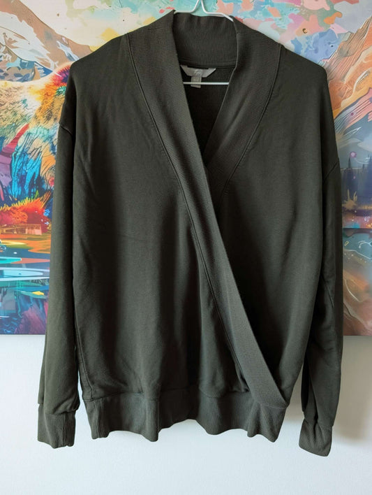 Forest green XS Thyme nursing sweater, Maternity XS (0-2)