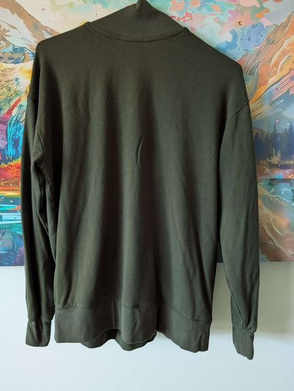 Forest green XS Thyme nursing sweater, Maternity XS (0-2)