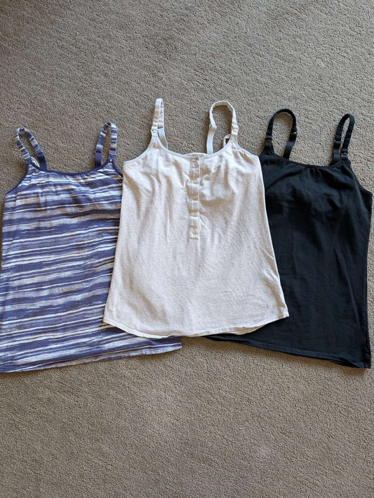 Size small nursing tanks , Maternity S (4-6)