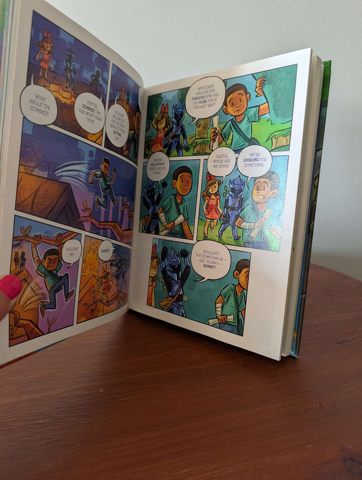 hard cover mine craft story
