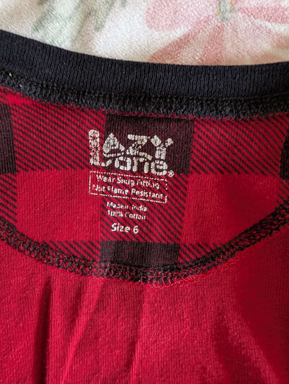 Lazy One Pajamas size6, Kids 6/6X