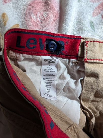 size 6/7 tan Levi pants, Kids 6/6X