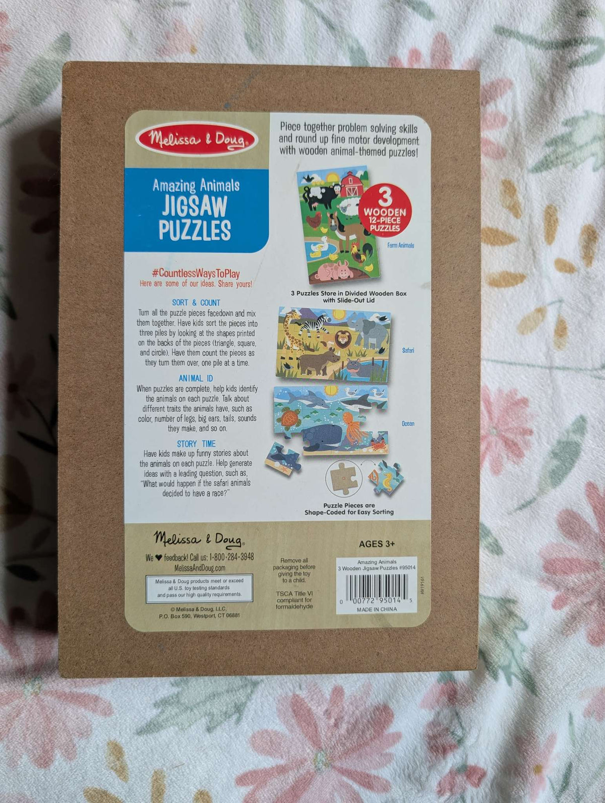 3 in 1 Puzzle box by Melissa and Doug