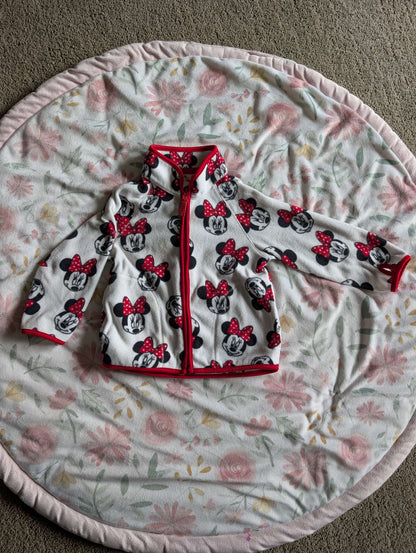Minnie mouse fleece jacket 12-18 month, Kids 18 Month (12-18M)