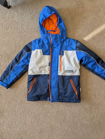 size 12 Boys Monster Blue Winter jacket, Kids 12