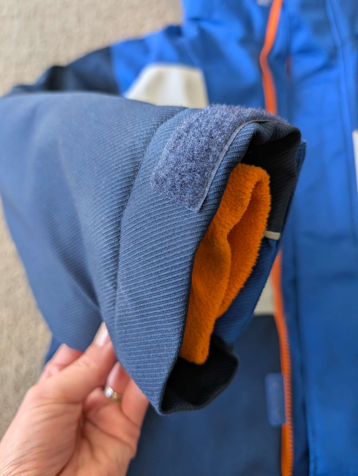 size 12 Boys Monster Blue Winter jacket, Kids 12