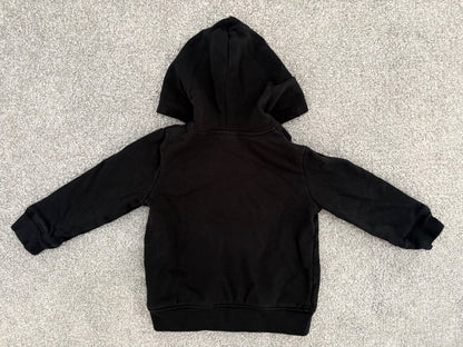 Carter’s Baby French Terry Zip-Up Hoodie, Black, 18 months, Kids 18 Month (12-18M)