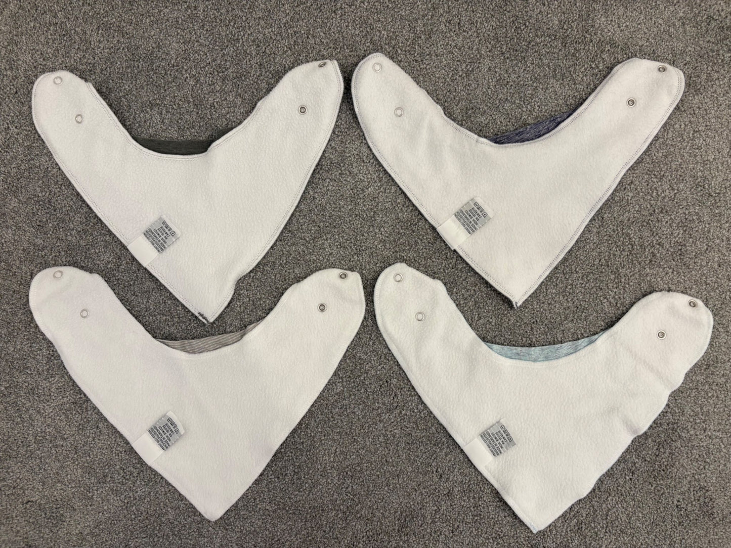 Copper Pearl Bandana Bibs, 4 Pack, Style Lennon, 3-36 months