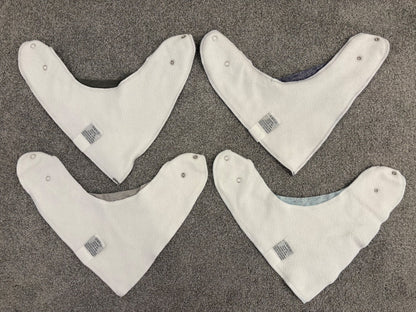 Copper Pearl Bandana Bibs, 4 Pack, Style Lennon, 3-36 months
