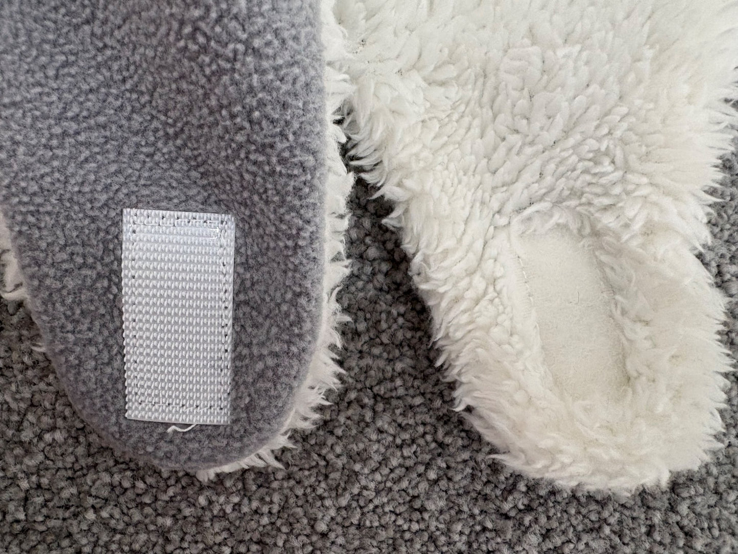 Stonz Fleece Hat, Grey with Pompom, 0-6 months