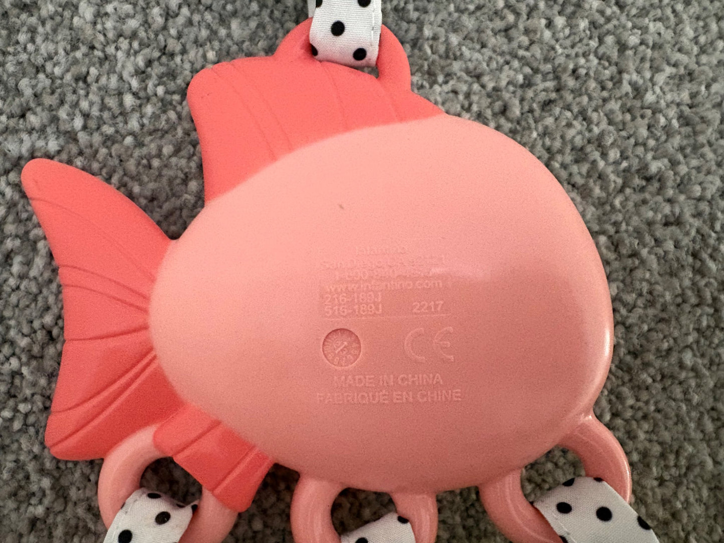 Infantino Jingle Sea Charms Fish Rattle, New, 0+ months